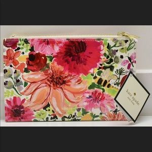 NWT Kate Spade Dahlia Pencil Pouch w/ Accessories